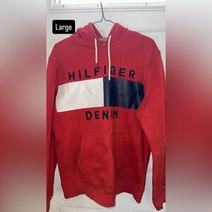 Hilfiger Denim Red Hoodie